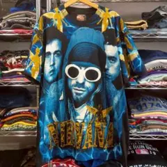 ニルヴァーナ 両面プリント バンドＴシャツ L