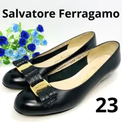 『美品』Salvatore Ferragamo フェラガモ パンプス ヴァラ