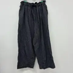 maiie ストライプ柄 ワイドパンツ F ※21