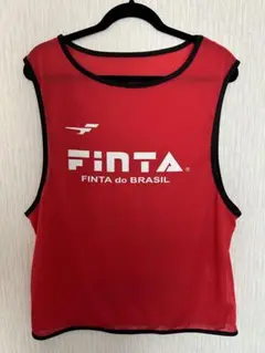 FINTA ビブス レッド　フリーサイズ