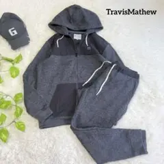 Travs セットアップ　Fuji taito 着用 ブラウン 【上下ウォッシャブル】セットアップ スプリット