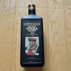 ブラックニッカ　12年 720ml 40周年記念 楽天市場】ブラックニッカ12年 -誕生40周年記念限定製造- 42度