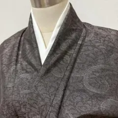 KN4263 大島紬 身丈150cm 着物 正絹