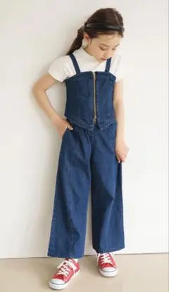 ブランシェス⭐️Ou? by EDWIN⭐️バギーワイドパンツ⭐️サイズ120