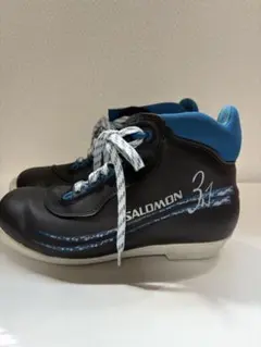 SALOMONクロスカントリーブーツ 25サイズ 黒/青