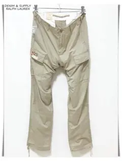 訳あり 2010s DENIM&SUPPLY 軽量カーゴスリムパンツ W34