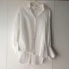 【美品】Whim Gazette ウィムガゼット リネンスキッパーシャツブラウス