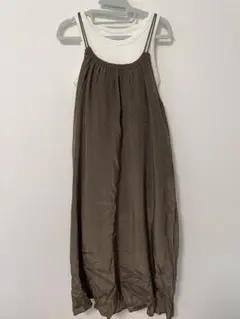 GREEN LABEL relaxingブラウンキャミワンピース