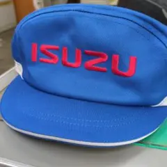 ISUZU ワークキャップ 青　帽子