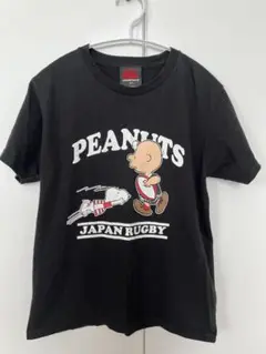 美品 スヌーピー PEANUTS JAPAN RUGBY Tシャツ XSサイズ