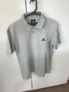adidas グレー ポロシャツ M 美品