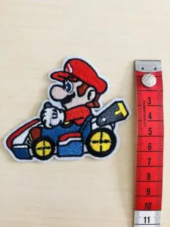 175-マリオ・マリオカー ワッペン8種 シンボール 刺繍ワッペン アイロン熱