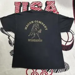 【希少】90s Tシャツ Hanes US ARMY ミリタリー ホース 両面