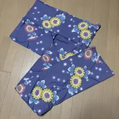 美品 浴衣 ひまわり シンプル 希少　レトロ