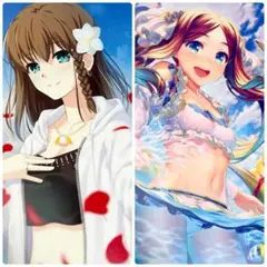 FGO 最終再臨画集 水着コルデー&水着ダヴィンチ