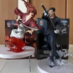 るろうに剣心 SEGA プライズ2体セット 緋村剣心 斎藤一