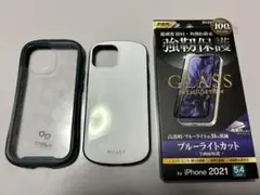 「8/4まで」iPhone13mini 新品フィルム　中古ケース