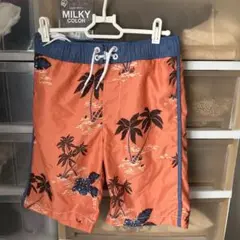 GAP パームツリー柄 水着 オレンジ