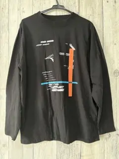 ブラック Tシャツ ロング