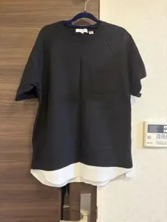 A DAY IN THE LIFE アローズ　レイヤードTシャツ　黒　S