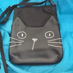 ネコミミダブルジップサコッシュ 猫