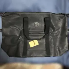 マックレガー 黒い合成皮革ボストンバッグ 新品未使用品