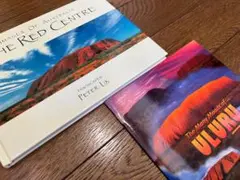 写真集２冊　オーストラリア中央部＆エアーズロック　絶景　風景　英語【匿名配送】