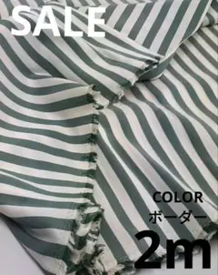 生地・COLORボーダー〈2m〉