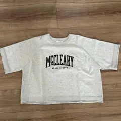 スタディオクリップ　12ゲージロゴプリントニットＴシャツ