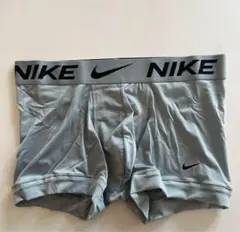 NIKE ナイキ　メンズボクサー　M(S) グレー　スポーツメッシュ　男性下着