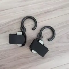 ベビーカー用フック 黒 2個セット