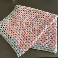 ハンドメイド　ブランケット