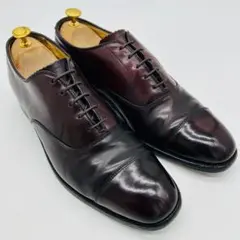 Alden コードバン ストレートチップ US9 バーガンディ 内羽根
