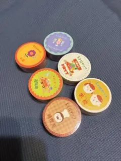 新品 マスキングテープ ６個セット 昭和レトロ レトロチック