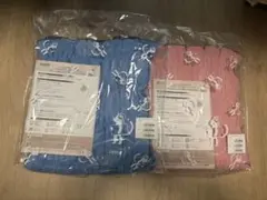 ダスキン ふわふわのびのびブランケット2枚セット ロイヤルピンク&ウォームブルー