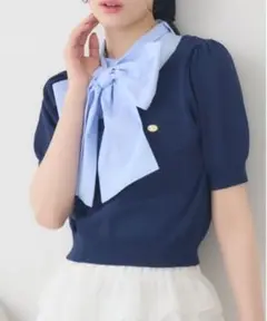 ems excite レイヤード風パフ袖NTPO