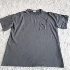 OUTDOOR　アウトドアプロダクツ　クマ刺繍　Tシャツ　グレー　L