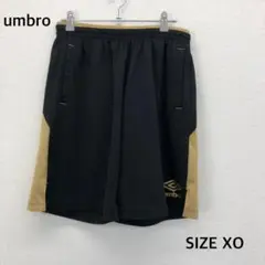 アンブロ umbro ショートパンツ サイズXO 黒/金