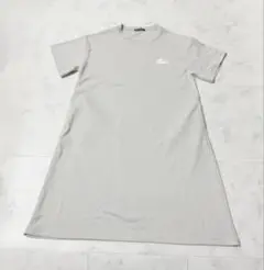 CAMP7 Tシャツワンピ　ベージュ　ポケット有り　140