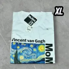【新品•完売品】ユニクロ × MoMA ゴッホ UT「星月夜」Tシャツ XL 白