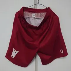 早稲田大学 ラクロス部 VASALLO メッシュショートパンツ L レッド