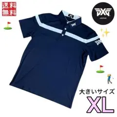 PXG ゴルフシャツ XL ネイビー