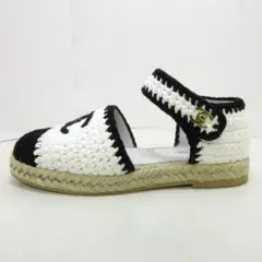 シャネル フラットシューズ 37 C美品