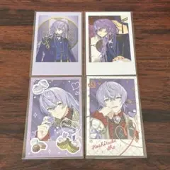 星導ショウ にじさんじ ランダムチェキ風カード 4点セット