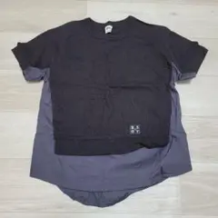 BREEZE レイヤードTシャツ 130サイズ ダークグレー