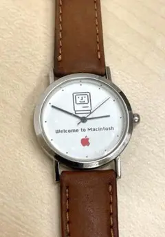 年末Sale★希少レア★Apple Macintoshウォッチ　ノベルティ腕時計 超希少】AppleWatch Mac OS ノベルティ 虹色 時計 1995年 - メルカリ