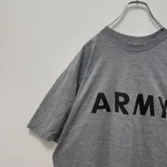 古着 U.S.ARMY Tシャツ IPFU 米軍 陸軍 グレー L