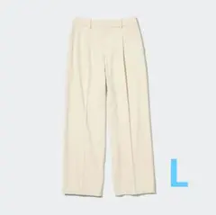 UNIQLO タックワイドパンツ　L