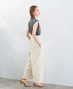 URBAN RESEARCH ROSSO ワイドパンツ サスペンダー 38