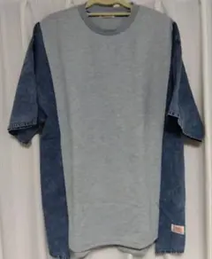 【新品】Java Tシャツ メンズ L デニム グレー 半袖